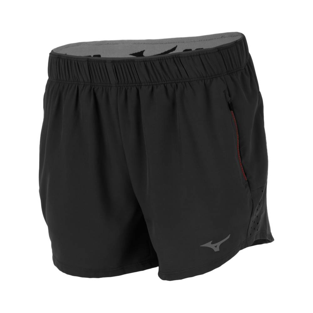 Mizuno Women's Alpha 4" Running Shorts Black (421915-KCF)